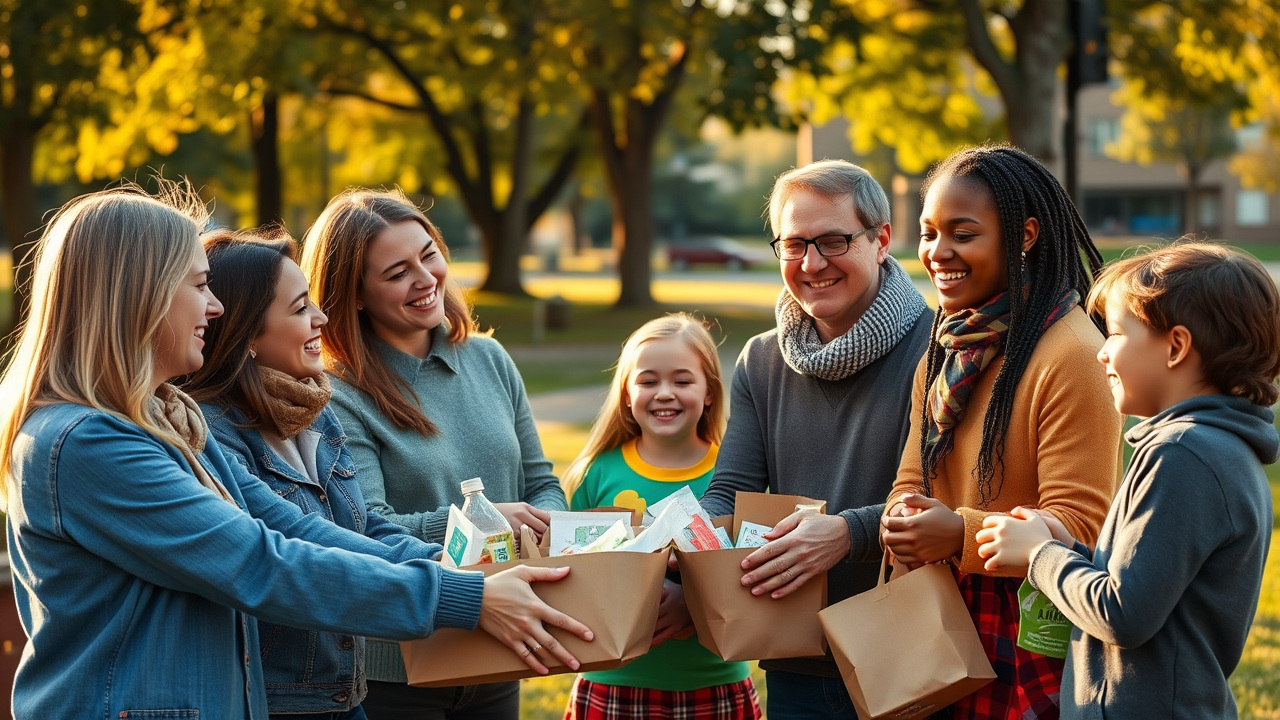 Church families serving together